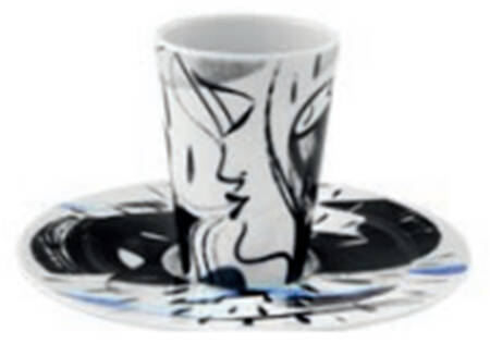 Escape Goat Espresso Cup and Saucer Set