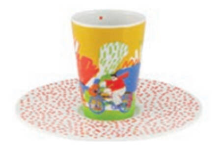 Escape Goat Espresso Cup and Saucer Set