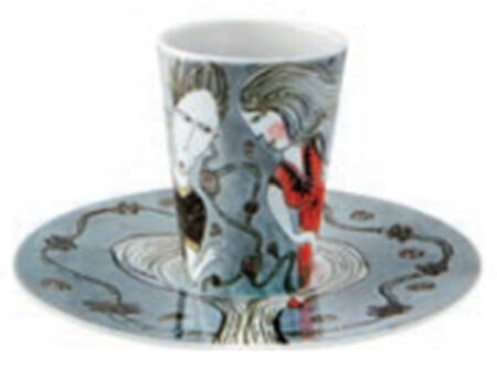 Escape Goat Espresso Cup and Saucer Set
