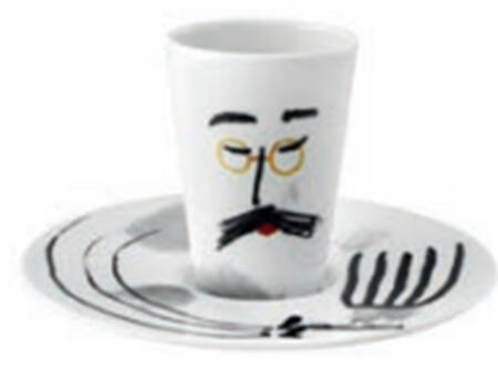 Escape Goat Espresso Cup and Saucer Set