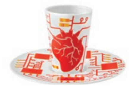 Escape Goat Espresso Cup and Saucer Set