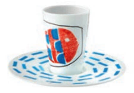 Escape Goat Espresso Cup and Saucer Set