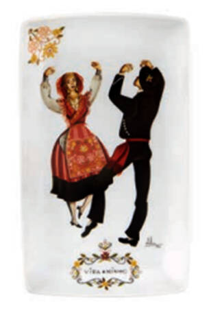 Traditional Dances 8" Rectangular Tray