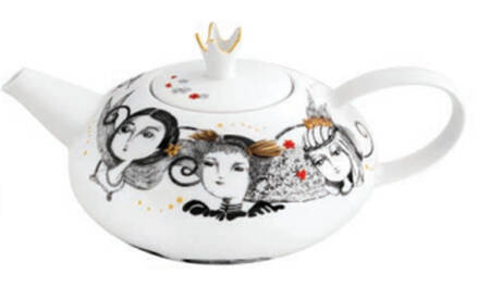 Rainhas de Portugal Teapot & Lid