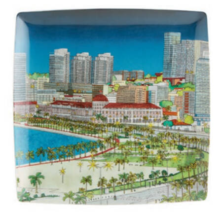 Alma de Luanda Square Service Plate (Charger)
