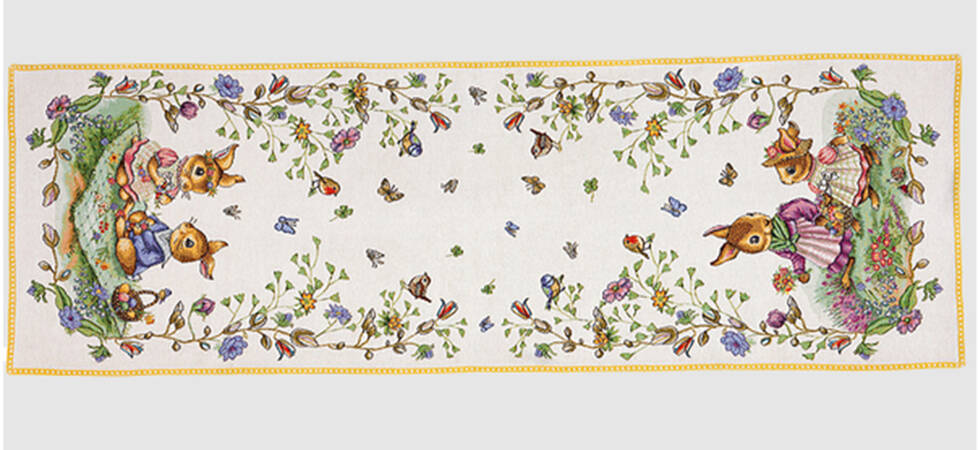 Spring Fantasy 19" x 56" Cloth Table Runner