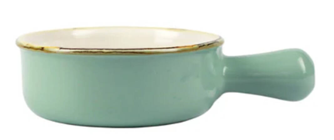 Italian Bakers 7" Round Handled Baker