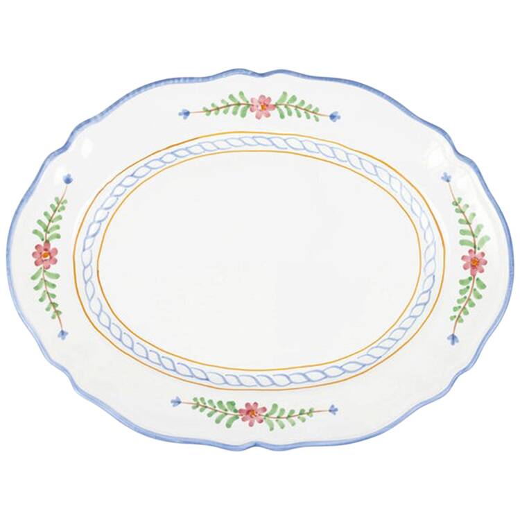 Bella Rosa 18" Oval Serving Platter