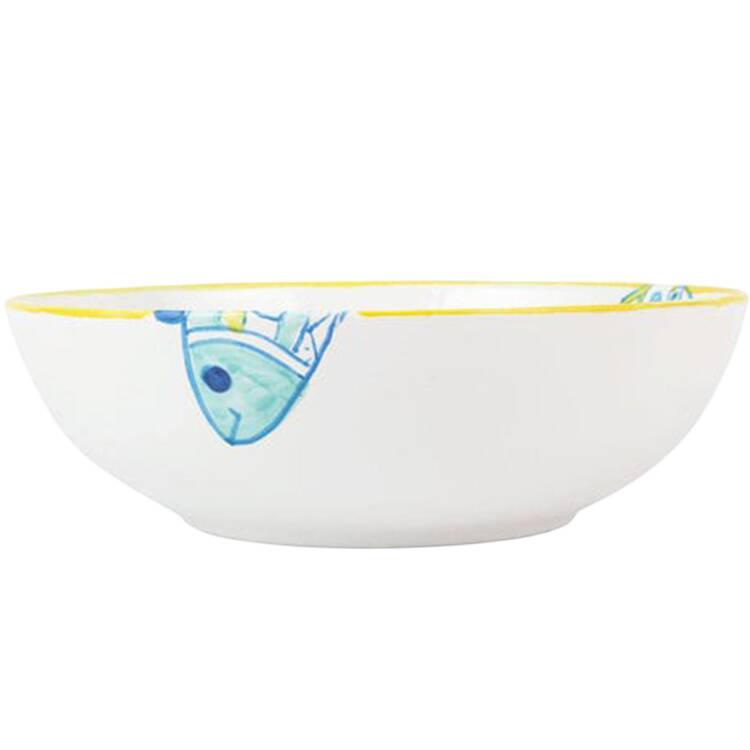 Elba's Fish 11" Large Salad Serving Bowl