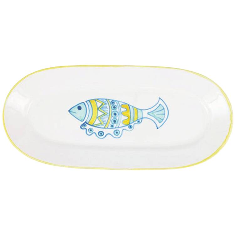 Elba's Fish 16" Oval Serving Platter