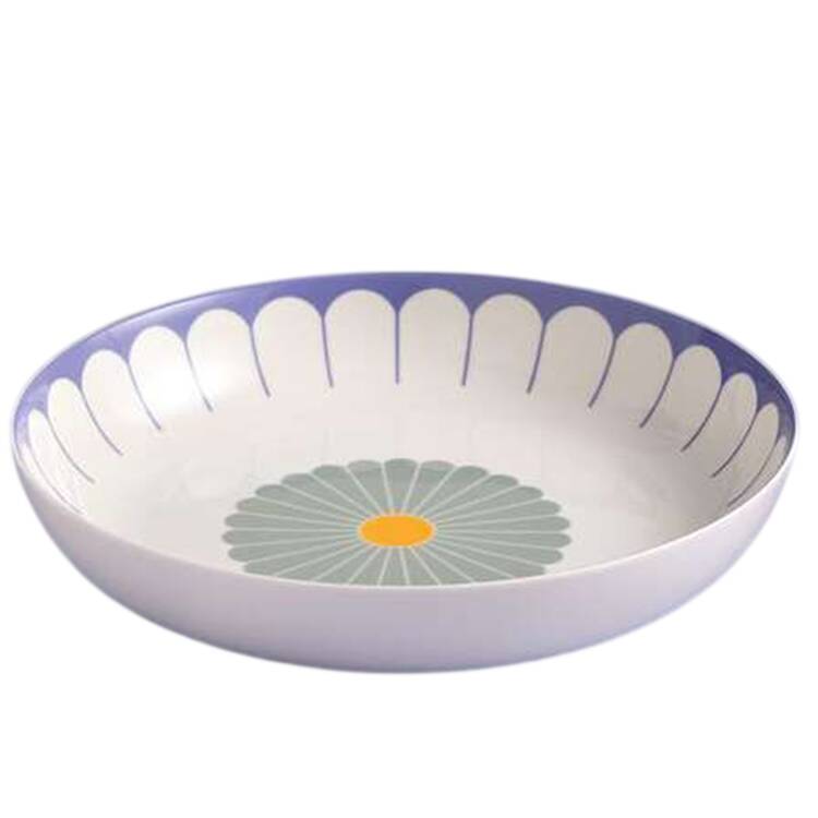 Fleur 9" Round Serving Bowl