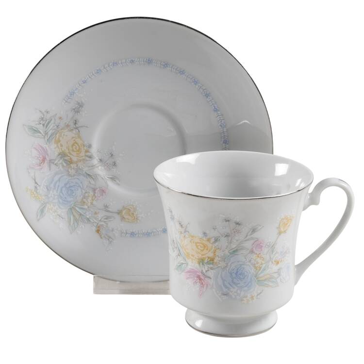 WHJ9 Footed Cup & Saucer Set