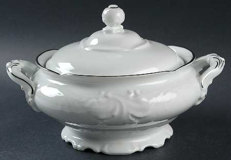 Platin Round Covered Vegetable