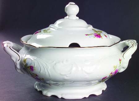 Moss Rose Tureen &  Lid