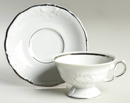 WAV2 Footed Cup & Saucer Set