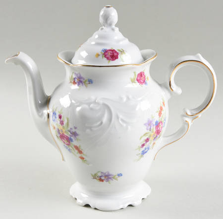 Meissen Flower Mini Coffee Pot & Lid