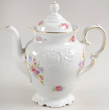 Meissen Flower Mini Coffee Pot & Lid