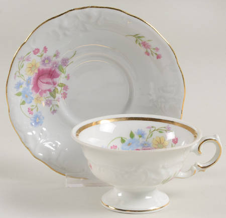Sonata Footed Cup & Saucer Set