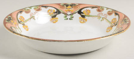 Iris Tan Multicolor Coupe Soup Bowl