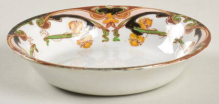 Iris Tan Multicolor Fruit/Dessert (Sauce) Bowl