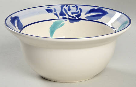 Blue Rose Soup/Cereal Bowl