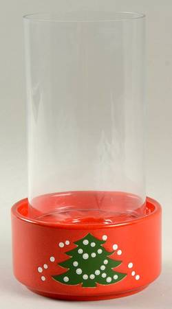 Christmas Tree Hurricane Lamp & Globe