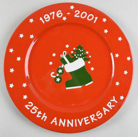 Christmas Tree Service Plate (Charger)