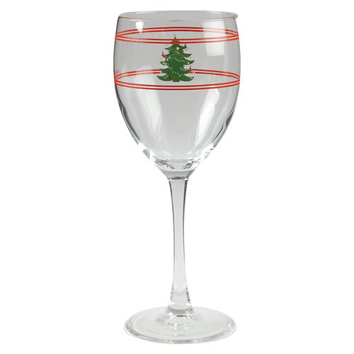 Christmas Tree 10 Oz Glassware Goblet