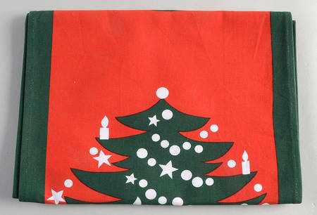 Christmas Tree Table Runner-Cloth 12" X 70"