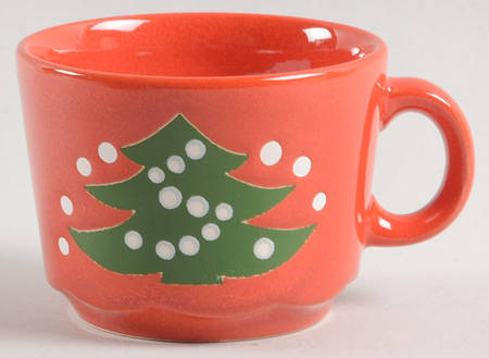 Christmas Tree Flat Cup
