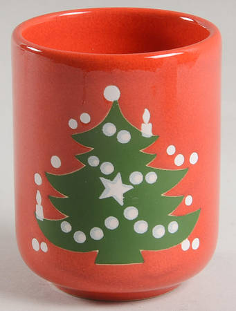 Christmas Tree Short China Tumbler