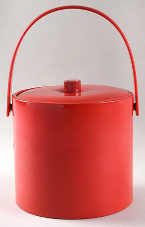 Christmas Tree Plastic Ice Bucket & Lid