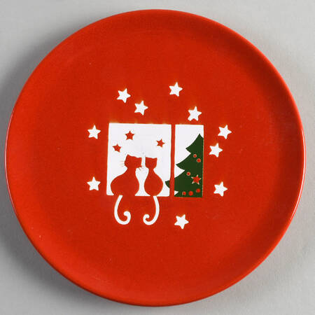 Christmas Tree Salad Plate