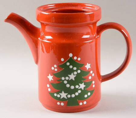 Christmas Tree Coffee Pot No Lid