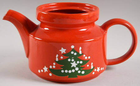 Christmas Tree Teapot No Lid