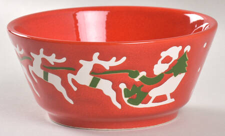 Christmas Tree Coupe Soup Bowl