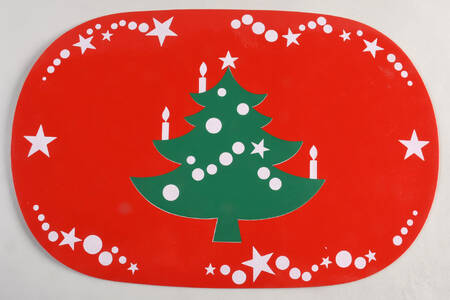 Christmas Tree Vinyl Placemat
