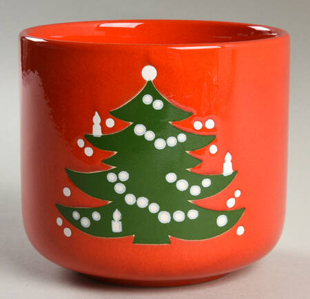 Christmas Tree Cookie Jar No Lid