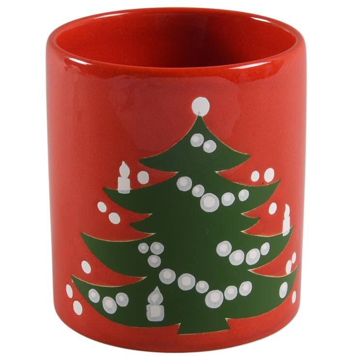 Christmas Tree Small Jar No Lid