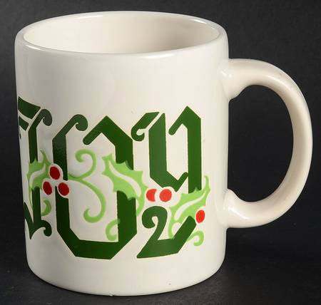 Christmas Tree Natural (Cream) Mug
