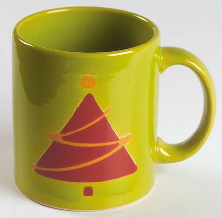 Christmas Tree Kiwi Green Mug