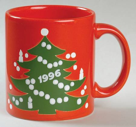 Christmas Tree Red Mug