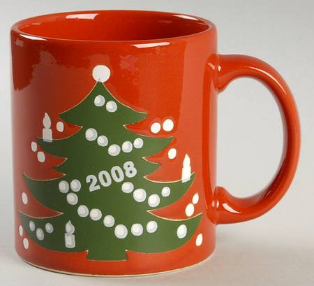 Christmas Tree Red Mug