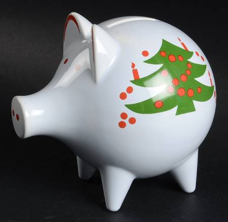 Christmas Tree Piggy Bank