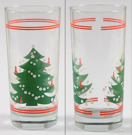 Christmas Tree 16 Oz Glassware Cooler