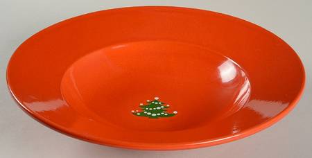 Christmas Tree 12" Individual Pasta Bowl