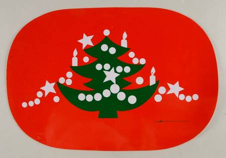 Christmas Tree Vinyl Placemat