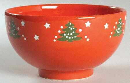 Christmas Tree Coupe Cereal Bowl