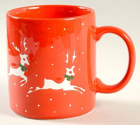 Christmas Tree Red Mug