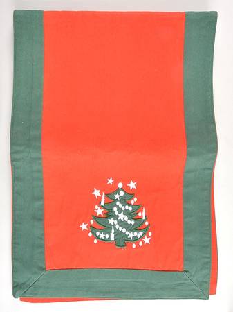 Christmas Tree 12" x 68" Cloth Table Runner